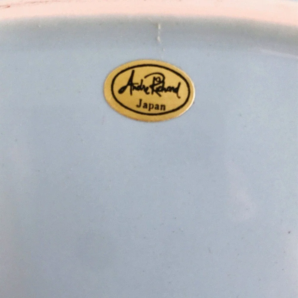 NIB Vintage Andre Richard Towel Holder In Blue With SS Handle Made Japan RARE